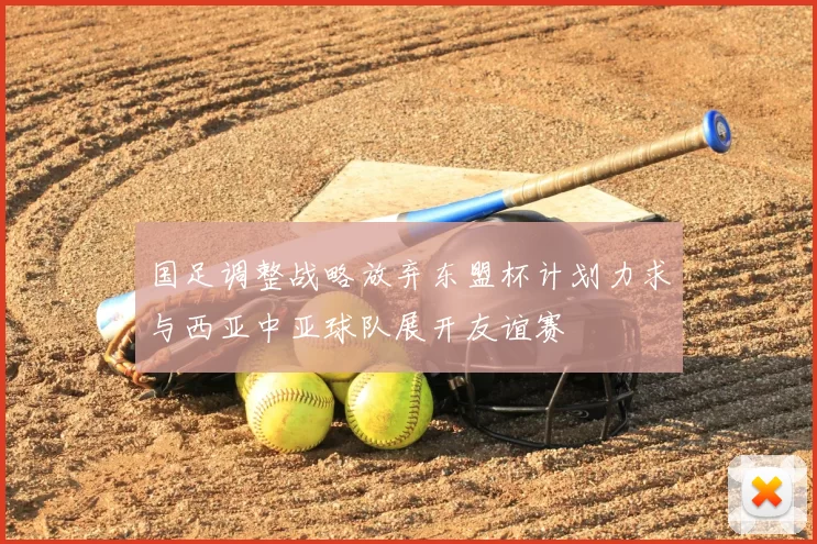 国足调整战略放弃东盟杯计划力求与西亚中亚球队展开友谊赛