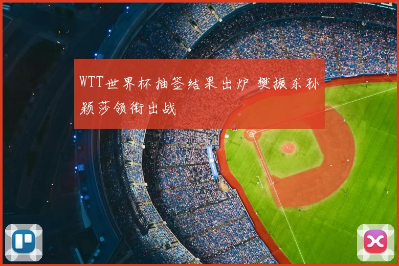 WTT世界杯抽签结果出炉 樊振东孙颖莎领衔出战