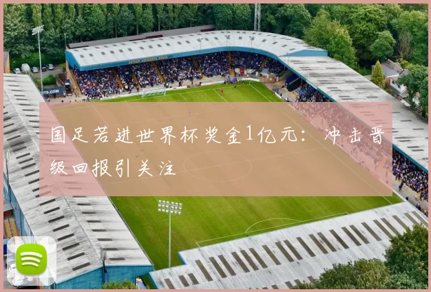 国足若进世界杯奖金1亿元：冲击晋级回报引关注